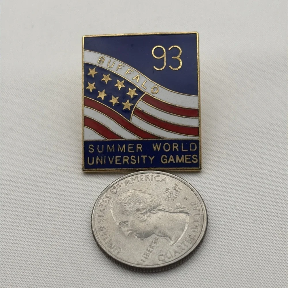 1993 Buffalo New York Summer World University Games Lapel Hat Pin